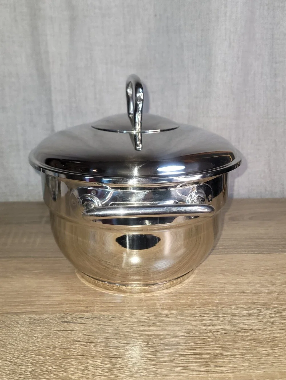 Stainless Steel Stockpot with Lid - Silver Stainless Steel